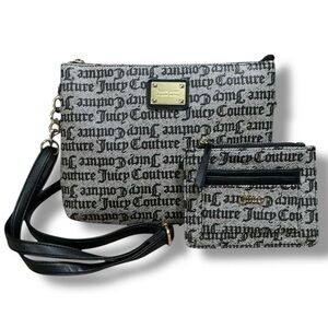 Juicy Couture Los Angeles California Signature Crossbody Bag & Card Holder